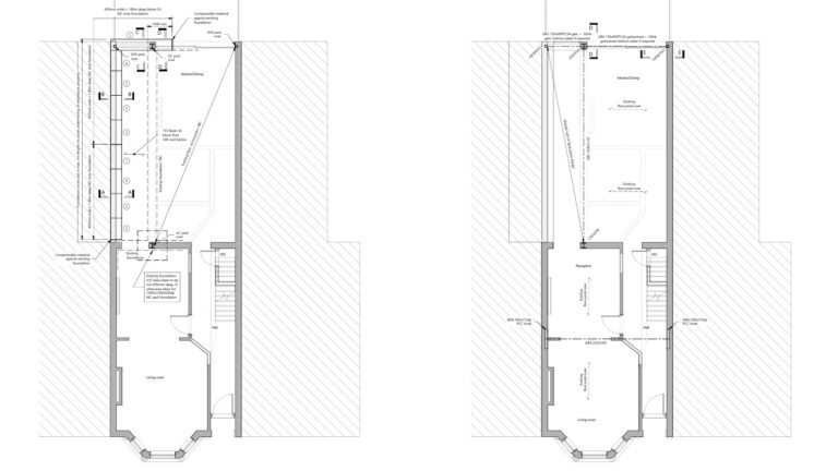 Extension and loft conversion NW10